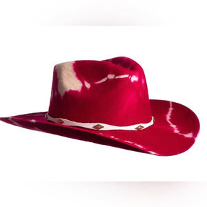 Stylish Red Tie-Dye Women's Hat